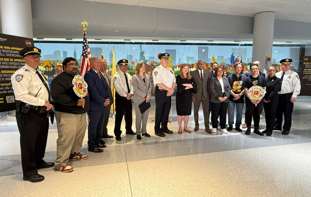 PANYNJ Launches New Initiatives with $100 Million ‘Operation Legal Ride’ to Tackle Illegal Hustling at Airports New York Airport PANYNJ Operation Legal Ride Press Conference