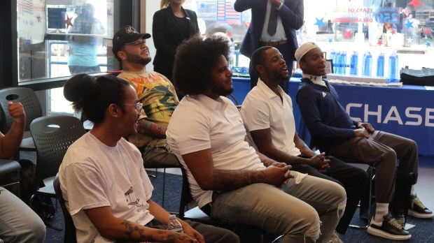 Graduation for the Bronx Chase Community Center's Youth for Justice program. (Courtesy of JPMorgan Chase)