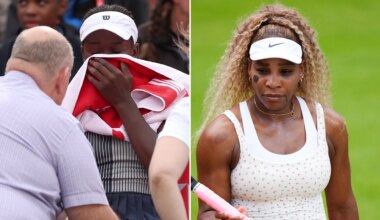 Serena Williams' Queen's comeback all but OVER as partner Victoria Mboko forced to retire from singles match in tears