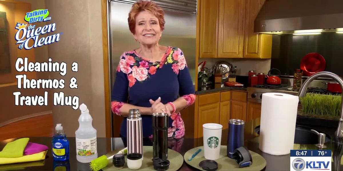 Queen of Clean: How to clean travel mugs