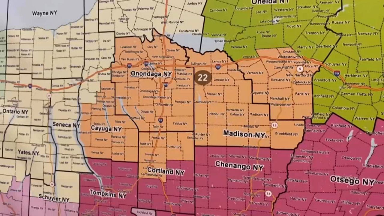 Redistricting map