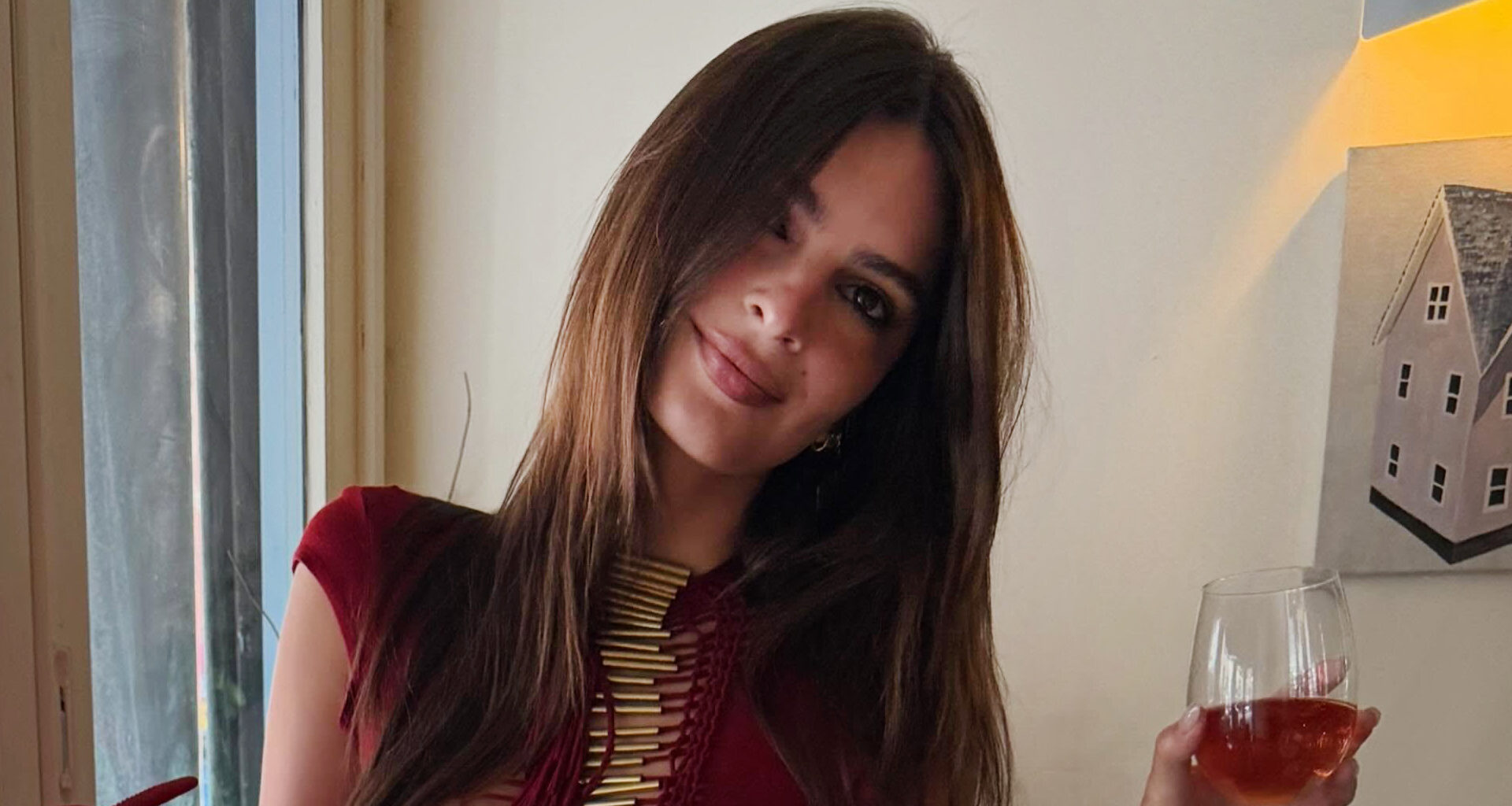 Emily Ratajkowski exposes bare nipple as she goes braless in shredded leather top while celebrating 35th birthday in NYC