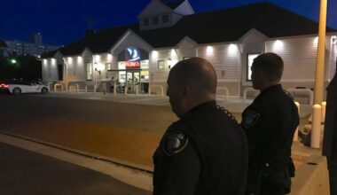 Margate Wawa, the traditional gathering point for shoobie teens on Memorial Day Weekend, got its own police detail Saturday night.