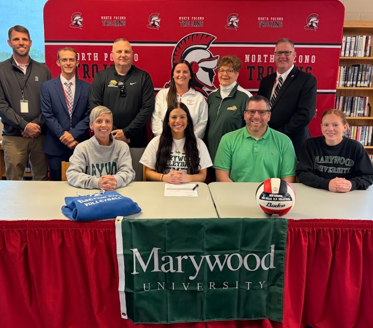 North Pocono’s Mia Summa will continue her academic and volleyball...