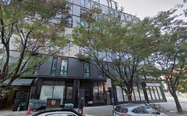 Former neighbors of Paris Valentine claim she routinely harrassed them at their Bedford-Stuyvesant apartment building located on Hart St. near Marcy Ave. in Brooklyn. (Google)
