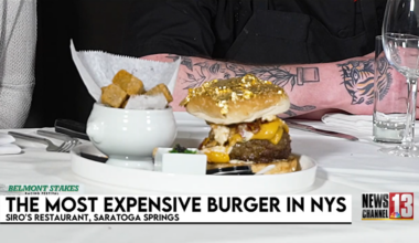 Most expensive burger in New York State at Siro's in Saratoga Springs