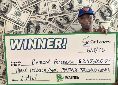 New York man credits Knicks for winning 3.4M Lotto! jackpot ticket in Greenwich