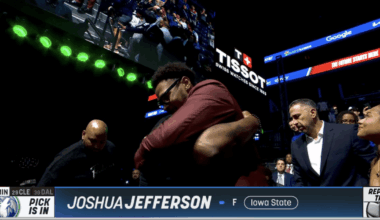 Brooklyn Nets select Joshua Jefferson with #28 overall pick