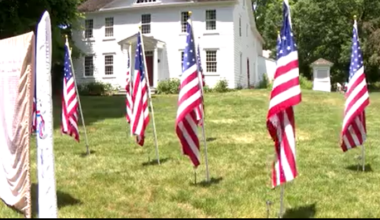 News 12 | Brooklyn | Field Of Flags Honors American History In New Canaan