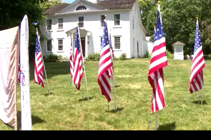 News 12 | Brooklyn | Field Of Flags Honors American History In New Canaan