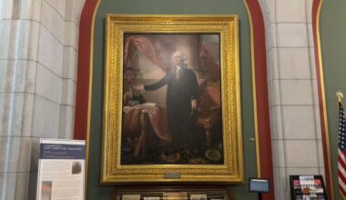 painting hanging in state capitol