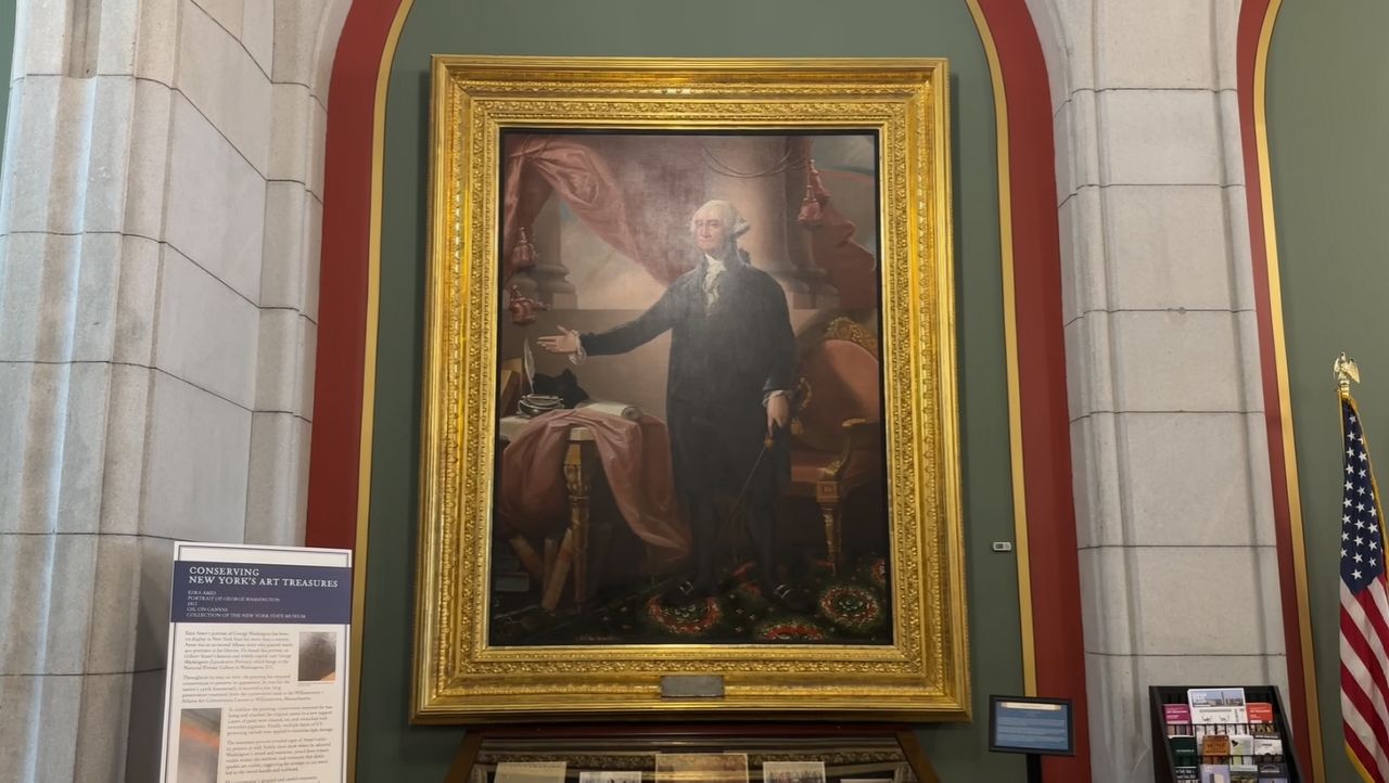 painting hanging in state capitol