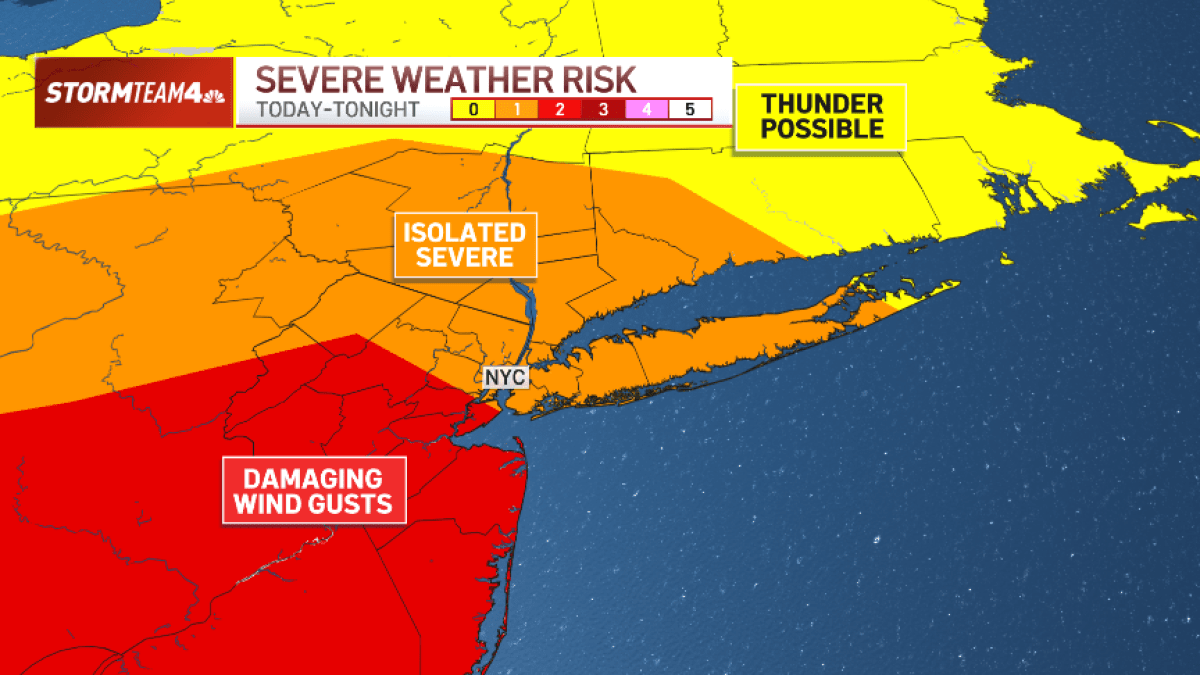 Watch live radar as storms bring tornado, flood threat to NYC – NBC New York