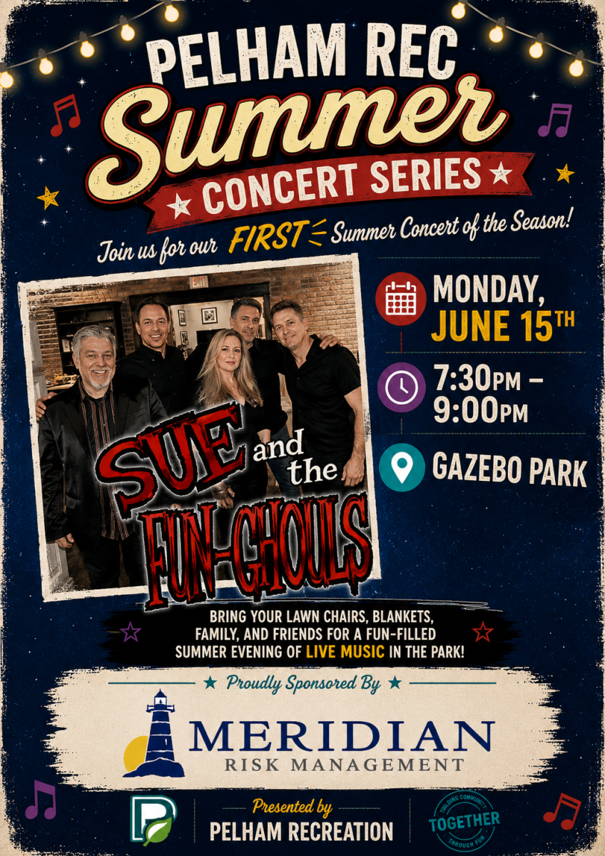 Pelham Rec summer concert series starts tonight, June 15, with Sue and the Fun-Ghouls