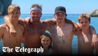 David Beckham shares photo of Brooklyn in Father’s Day post