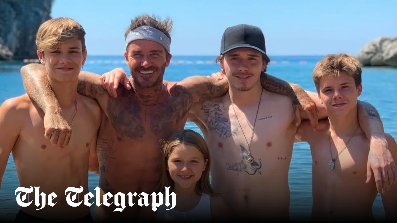 David Beckham shares photo of Brooklyn in Father’s Day post
