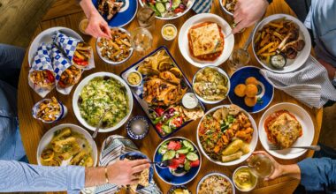 A table full of delicious Greek food from The Gyro Project. (Photo: Courtesy of The Gyro Project)