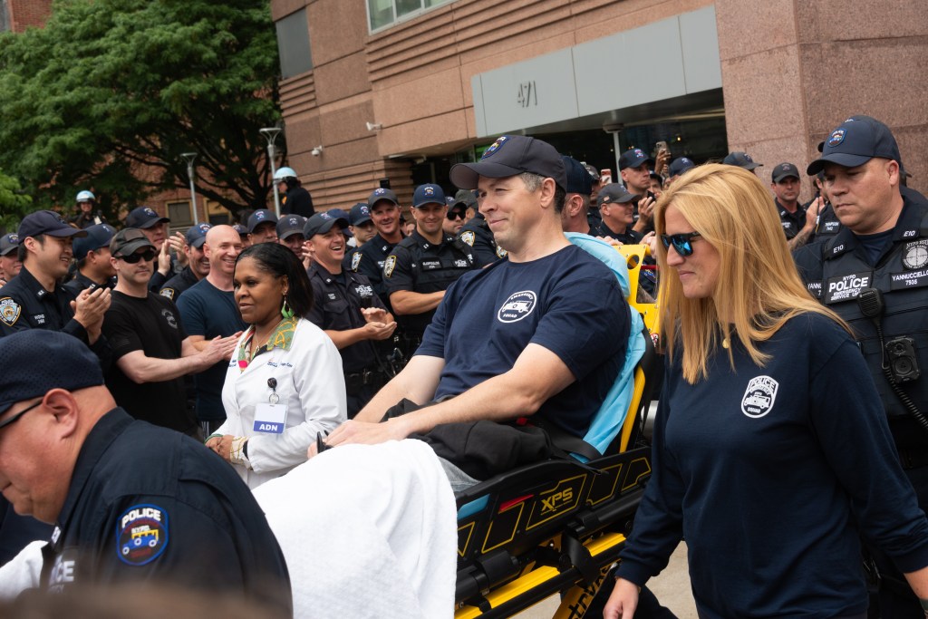 NYPD detective wounded in shootout in Brooklyn apartment building released from hospital