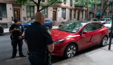 Swastika carved into Tesla with Israeli flag in back seat on NYC's Upper East Side