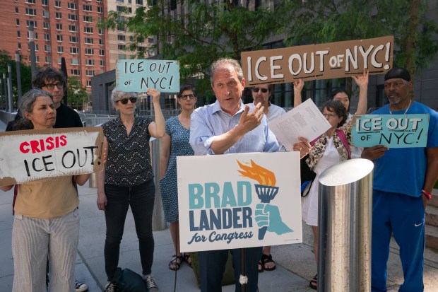 Brad Lander is widely favored to unseat Rep. Dan Goldman in the NY-10 district. 