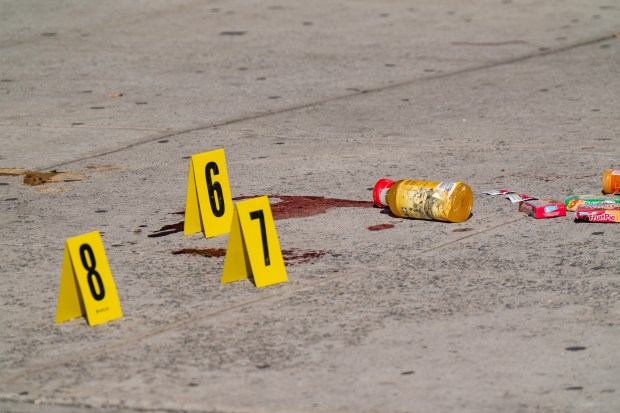 A man was fatally shot on Grand Concourse near E. Burnside Ave. in the Bronx early Thursday, June 4, 2026. (Theodore Parisienne / New York Daily News)