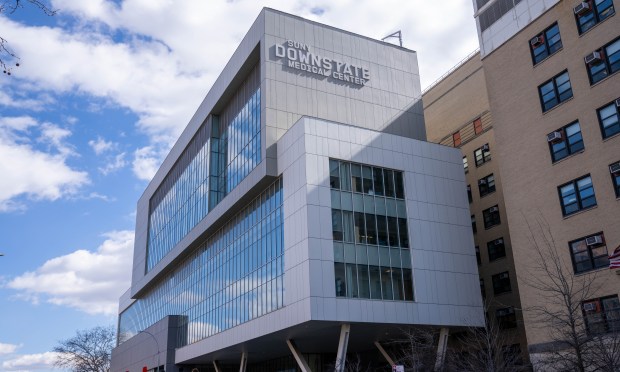 SUNY Downstate University Hospital at 450 Clarkson Avenue in Brooklyn.