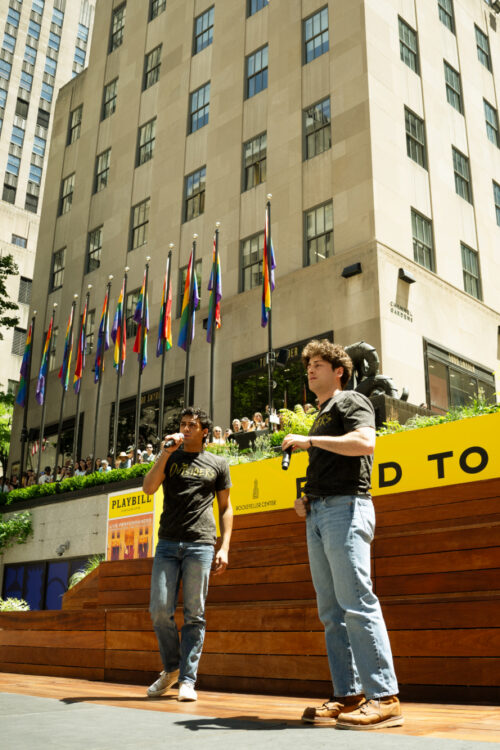 Rockefeller Center Road To Broadway Concert Series 2026 Caleb ﻿Mathura and Noah Pacht HR