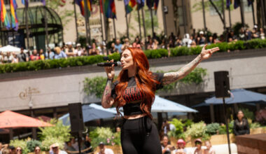 See MJ, The Book of Mormon, The Outsiders, Moulin Rouge! The Musical Perform at Rockefeller Center’s Road to Broadway