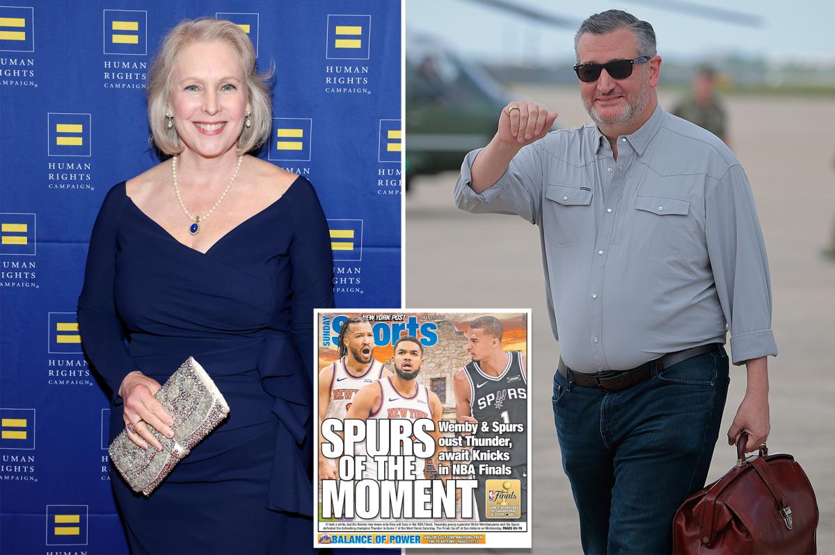 NY Sen. Kirsten Gillibrand, Texas Sen. Ted Cruz set friendly wager ahead of states' showdown in NBA Finals