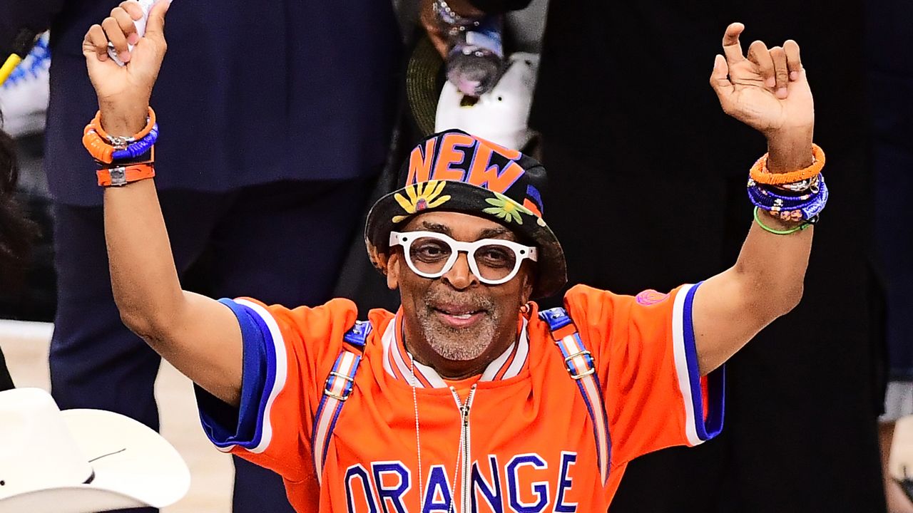 A Spike Lee Joint: Knicks Celebrity Superfan Rushes Home from Texas to Throw the Ultimate Block Party in Brooklyn