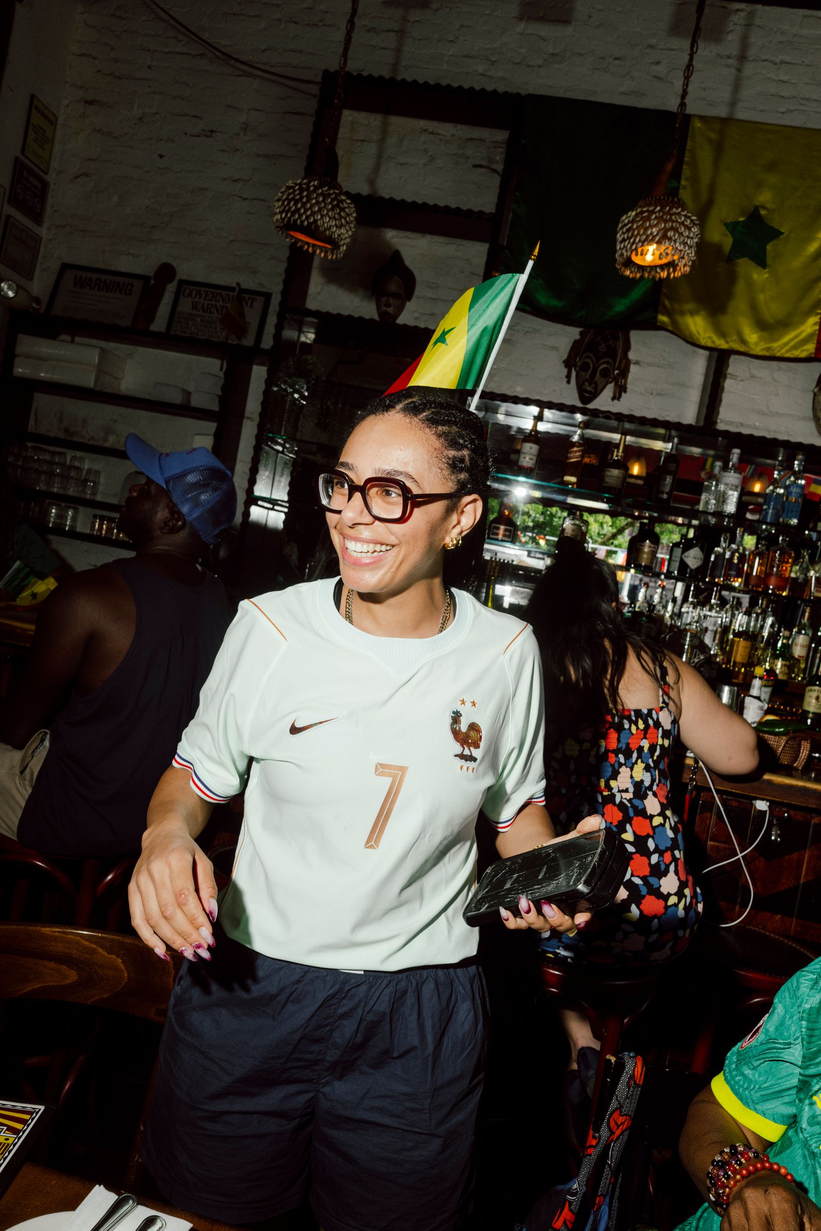 Image may contain Adult Person Face Head Urban Accessories and Glasses
