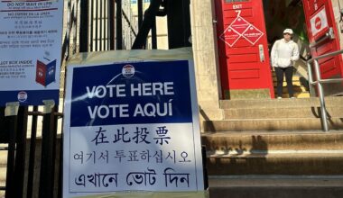 A polling place