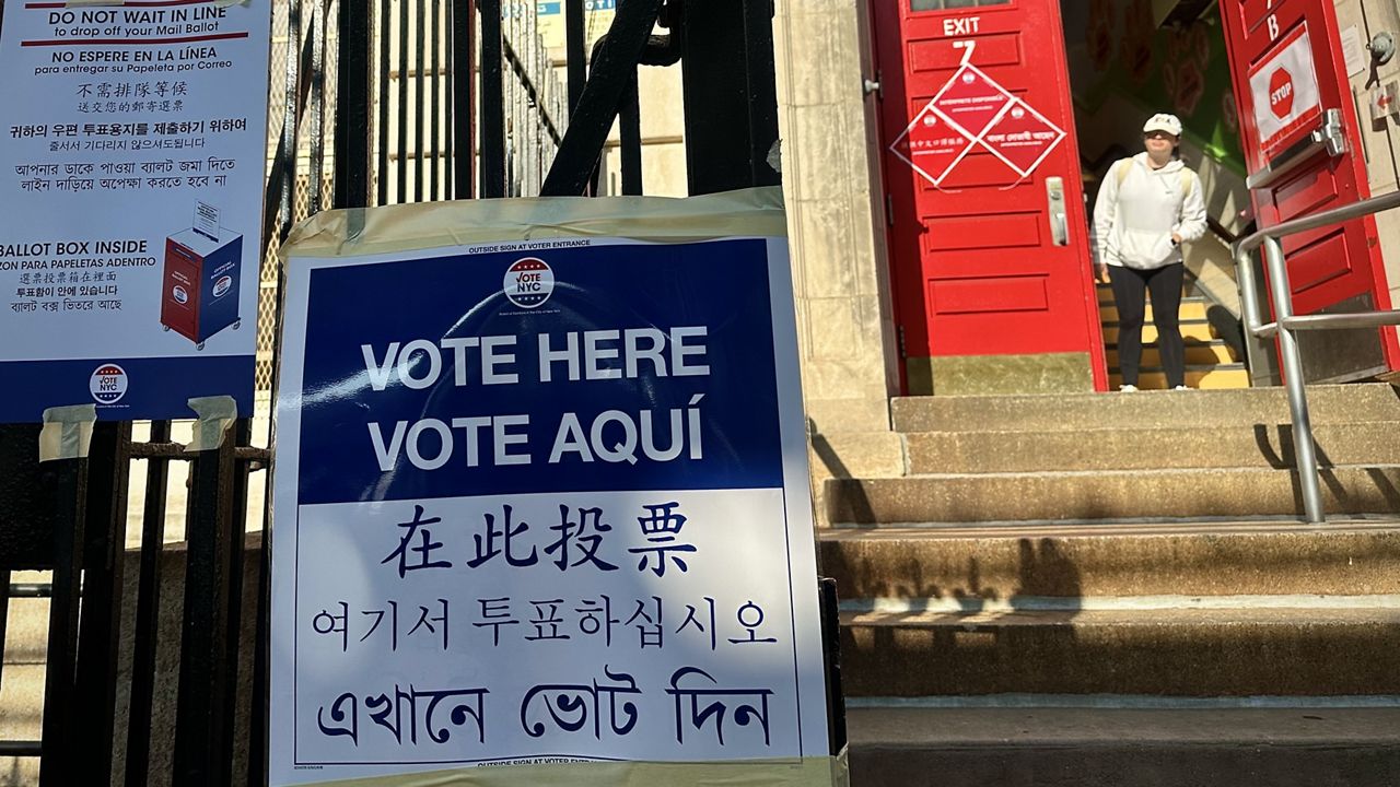 A polling place