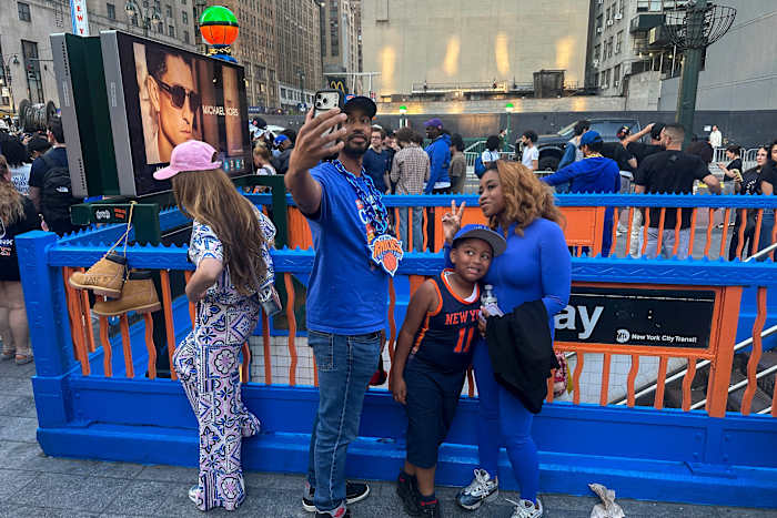 New York City is in a Knicks frenzy for its beloved team's 1st NBA Finals in 27 years