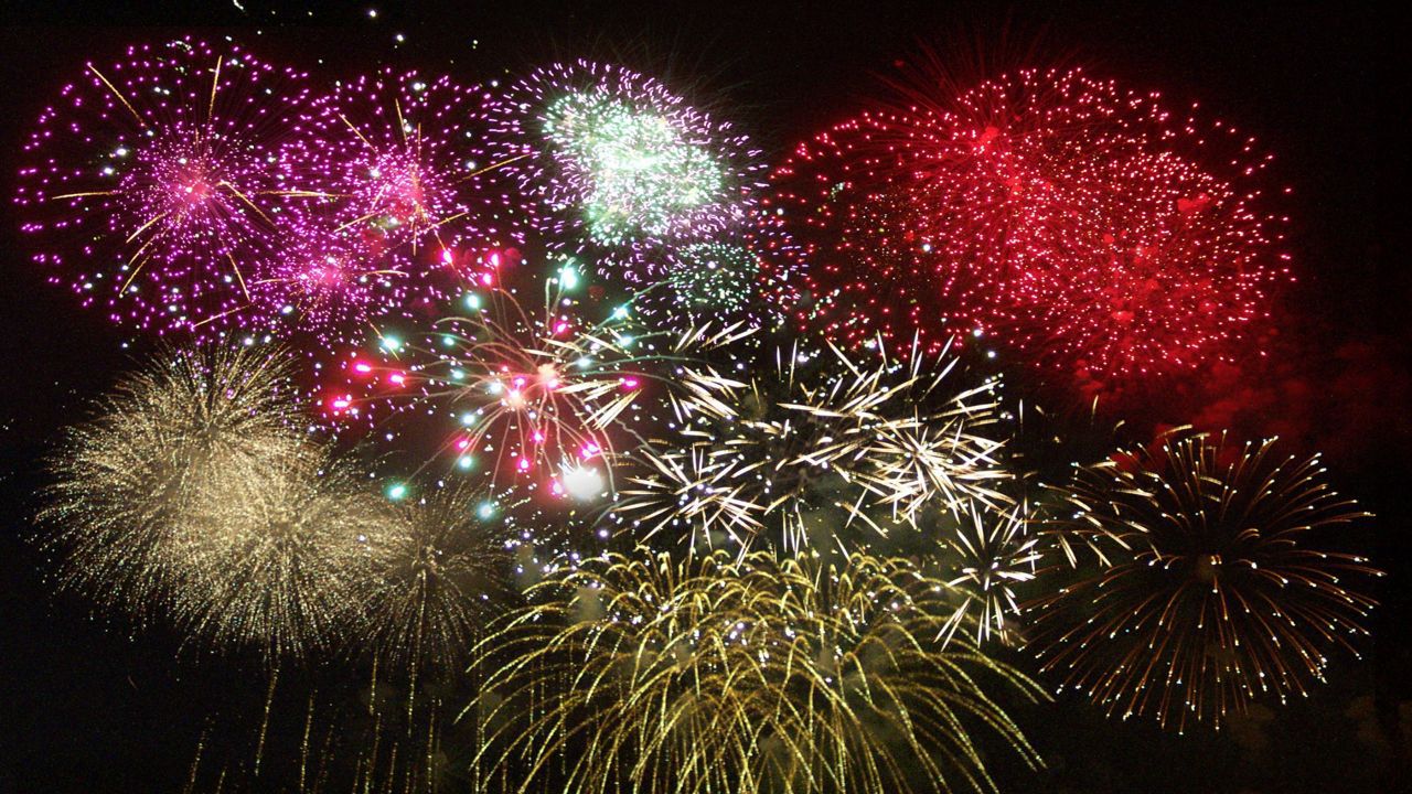 fireworks display