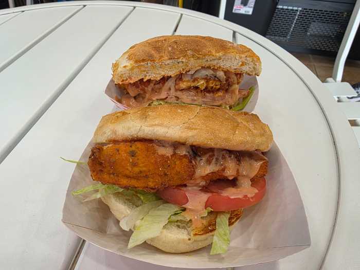 A chicken sandwich at Locals Deli. Photo by Shane O'Brien.