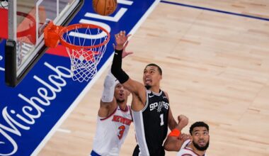 Victor Wembanyama carries Spurs to 115-111 win that cuts Knicks’ NBA Finals lead to 2-1