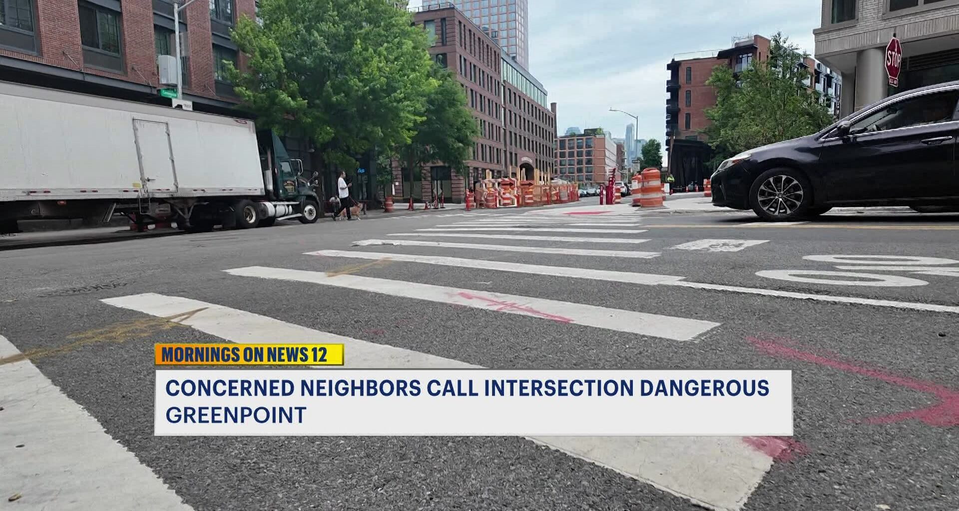 News 12 | Brooklyn | Greenpoint Intersection Under Scrutiny As Neighbors Call For Safety Upgrades