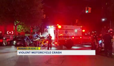 News 12 | Bronx | One Person Hospitalized After Violent Motorcycle Crash In Parkchester