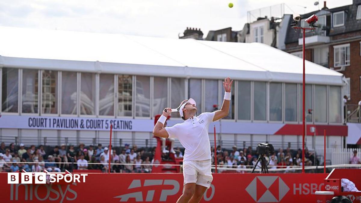 Queen's Tennis LIVE: Hamad Medjedovic v Ugo Humbert - watch BBC coverage & follow updates from day 4
