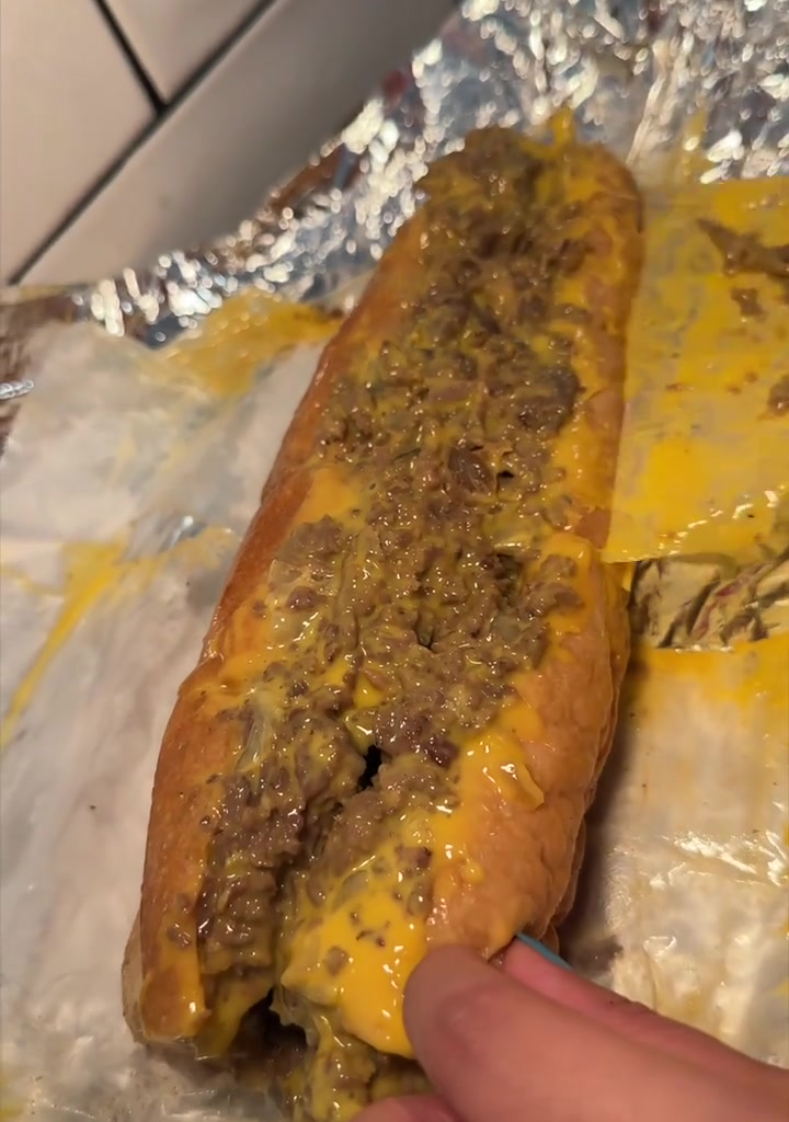 The Mind Blowing Brooklyn Cheesesteak That Is So Loaded It Requires A Double Wrap
