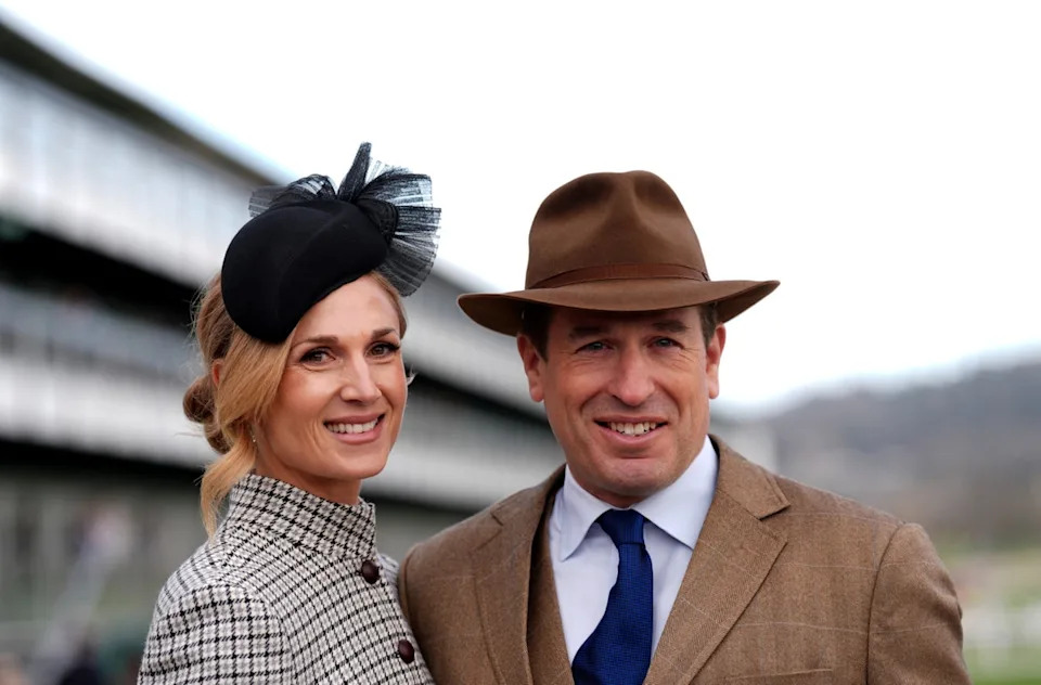 Peter Phillips and Harriet Sperling announced their engagement last summer (Joe Giddens/PA)