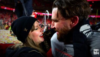 Taylor Swift Dons Ralph Lauren Velvet Fit on Broadway Date Night With Travis Kelce Weeks Before Rumored NYC Wedding