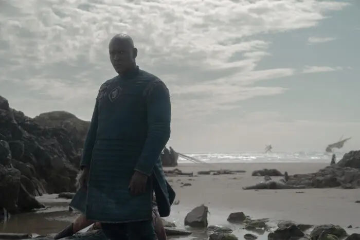 Alyn Hull looks for Lord Corlys after the Battle of the Gullet