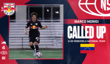 Red Bull New York II Midfielder Marco Morigi Called Up to U-20 Venezuela National Team for Maurice Revello Tournament in Toulon, France