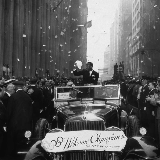 Jesse Owens In Ticker Tape Parade Jesse Owens In Ticker Tape Parade