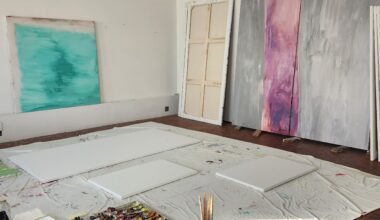 View of Jane Swavely’s studio on the Bowery, March 2026. Photo: Molly Warnock.