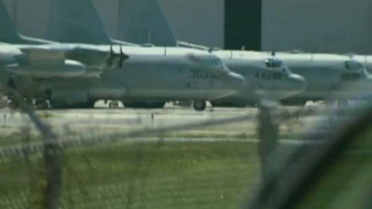 Planes at an airbase