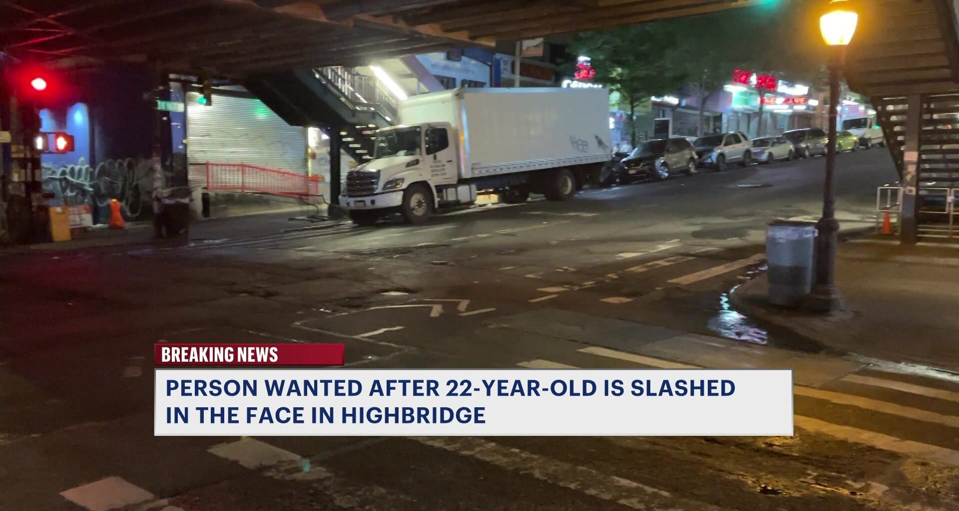 News 12 | Bronx | Man Slashed In The Face Suspect On The Loose