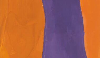 Helen Frankenthaler, Gamut, 1968. Acrylic on canvas, 134 × 93 inches. © 2026 Helen Frankenthaler Foundation, Inc./Artists Rights Society (ARS), New York. Courtesy Gagosian. Photo: Rob McKeever.